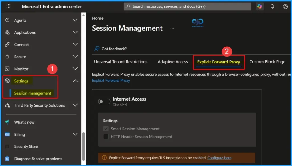 Explicit Forward Proxy in Microsoft Entra Internet Access Helps Secure VDI BYOD and Clientless Browsing - Fig.1