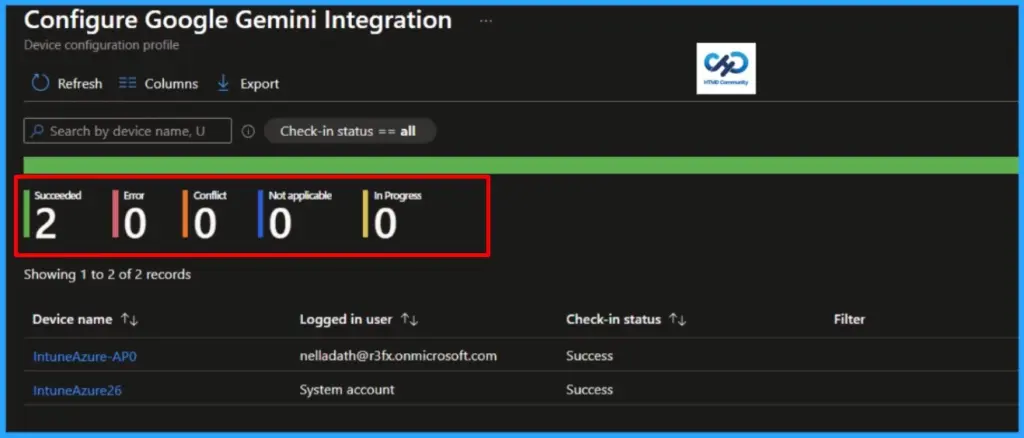 How to Configure Google Gemini Integration Settings using Microsoft Intune- Fig.07