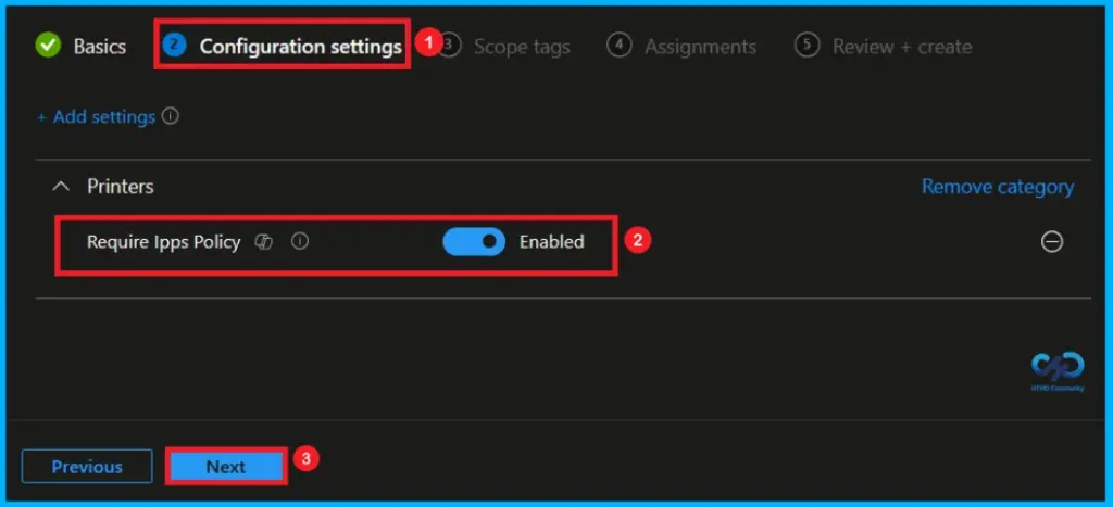Secure Printer Installations with Intune by Allowing only IPPS Printers using TLS - Fig.6