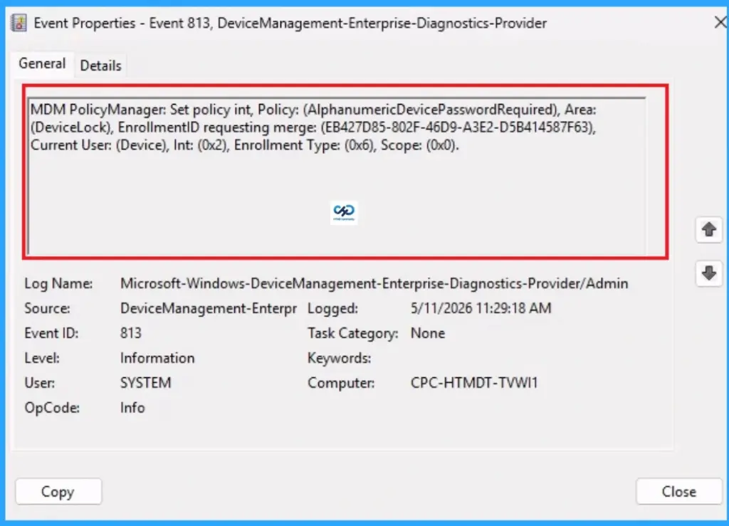 How to Enable Alphanumeric Device Password Required for Devices using Intune 12 How to Enable Alphanumeric Device Password Required for Devices using Intune - Fig.11