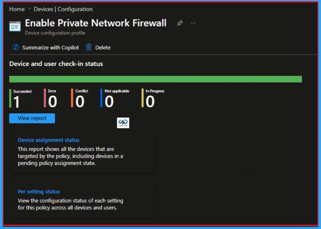 How to Enable Private Network Firewall to Filter Network Traffic using Intune - Fig.10