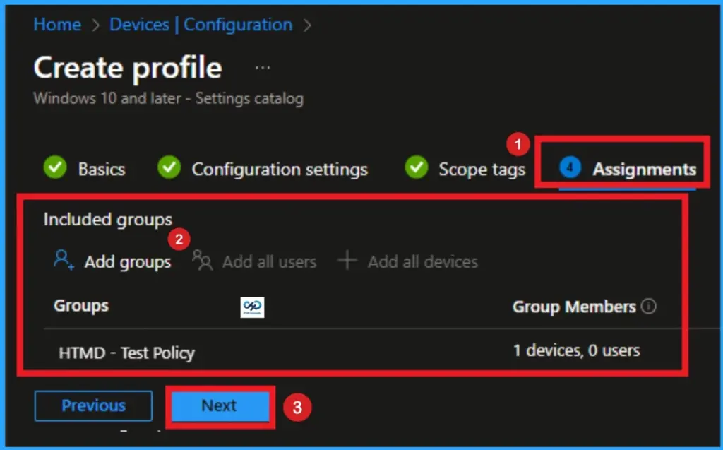 How to Enable Private Network Firewall to Filter Network Traffic using Intune - Fig.8