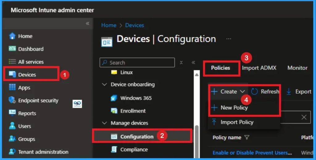 How to Enable Require Platform Security Features Policy using Intune 2 How to Enable Require Platform Security Features Policy using Intune - Fig.1