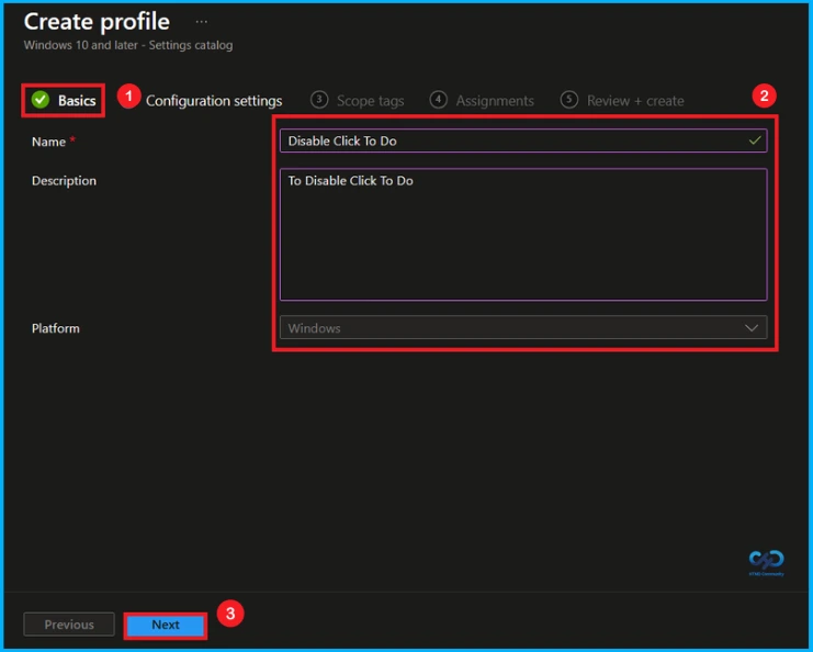 Disable Click to Do Feature on Windows Devices using Intune Policy 3 Disable Click to Do Feature on Windows Devices Using Intune Policy - Fig.2