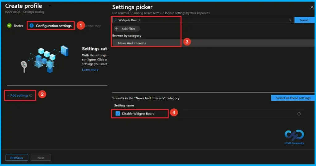 How to Manage the Widgets Board Experience using Microsoft Intune 4 How to Manage the Widgets Board Experience using Microsoft Intune - Fig.3