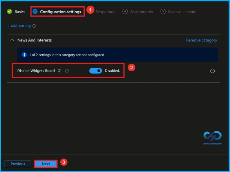 How to Manage the Widgets Board Experience using Microsoft Intune 6 How to Manage the Widgets Board Experience using Microsoft Intune - Fig.5