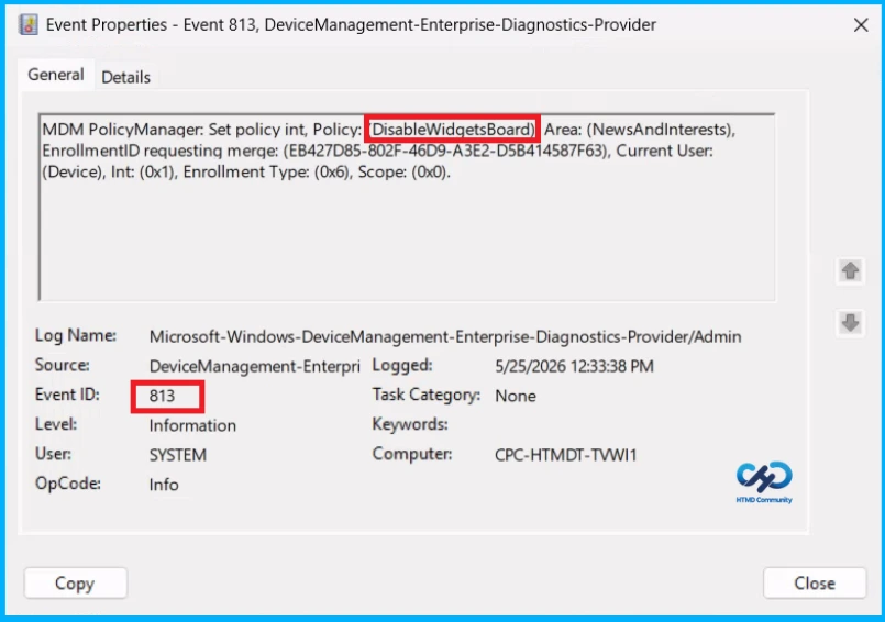 How to Manage the Widgets Board Experience using Microsoft Intune 11 How to Manage the Widgets Board Experience using Microsoft Intune - Fig.10