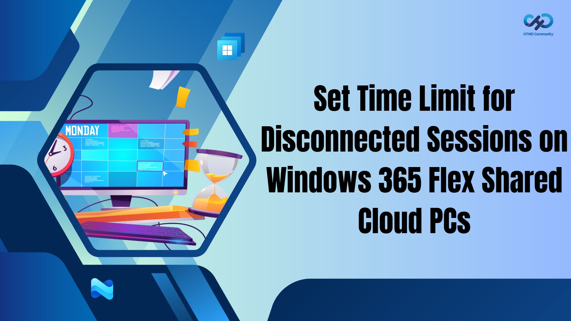 How to Set Time Limit for Disconnected Sessions on Windows 365 Flex Shared Cloud PCs using Intune. Fig. 1