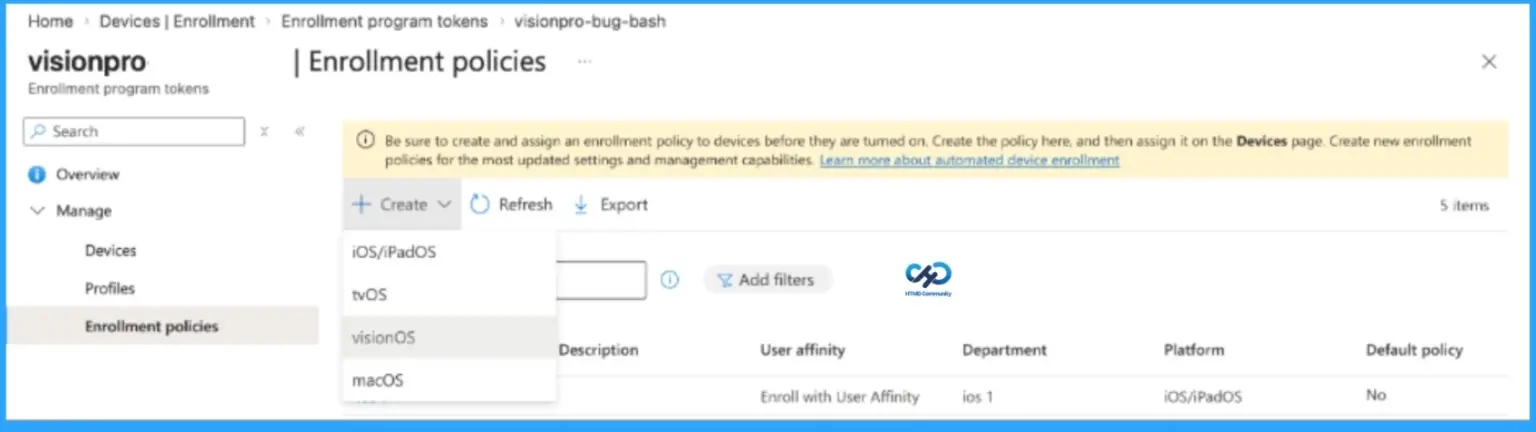 Microsoft Intune Renames iOS/iPadOS to Apple Mobile After visionOS and tvOS Support 3 Microsoft Intune Renames iOS/iPadOS to Apple Mobile After visionOS and tvOS Support - Fig.2 - Creds to MS