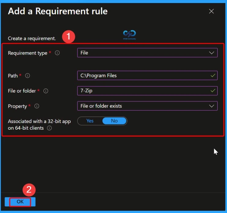 Complete Guide to Intune Win32 App Requirement Rules Using Built-In and PowerShell-Based Conditions - Fig.5