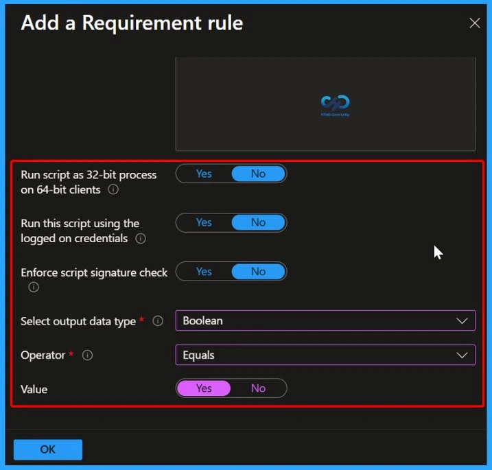 Complete Guide to Intune Win32 App Requirement Rules Using Built-In and PowerShell-Based Conditions - Fig.8