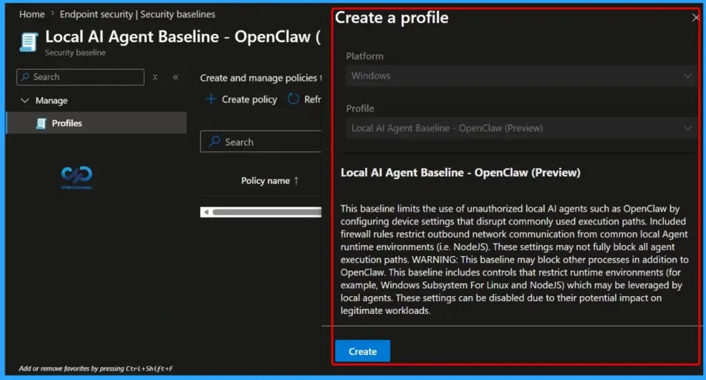 New Local AI Agent Security Baseline in MS Intune to Improve OpenClaw Security and Compliance - Fig.2