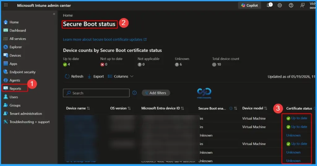 MS Intune Secure Boot Certificate Status Report Now Shows Detailed Status for Each Certificate 2 MS Intune Secure Boot Certificate Status Report Now Shows Detailed Status for Each Certificate - Fig.1