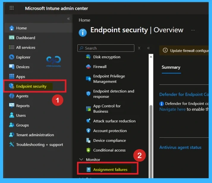 Monitor Intune Policy Deployment Errors using Assignment Failures Report -Fig.1
