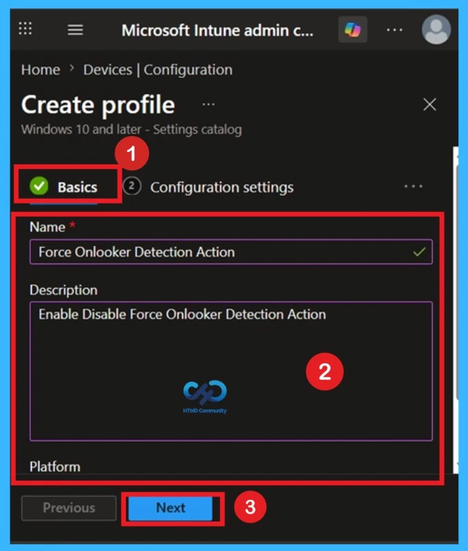 Secure Sensitive Screens Through Onlooker Detection Controls using Intune Policy - Fig.2