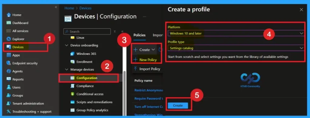 Force Onlooker Detection Settings with Intune to Improve Privacy and Prevent User Changes - Fig.1