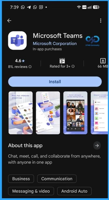 Microsoft Teams on Android to Support Third-Party Meetings with SIP Integration - Fig.2