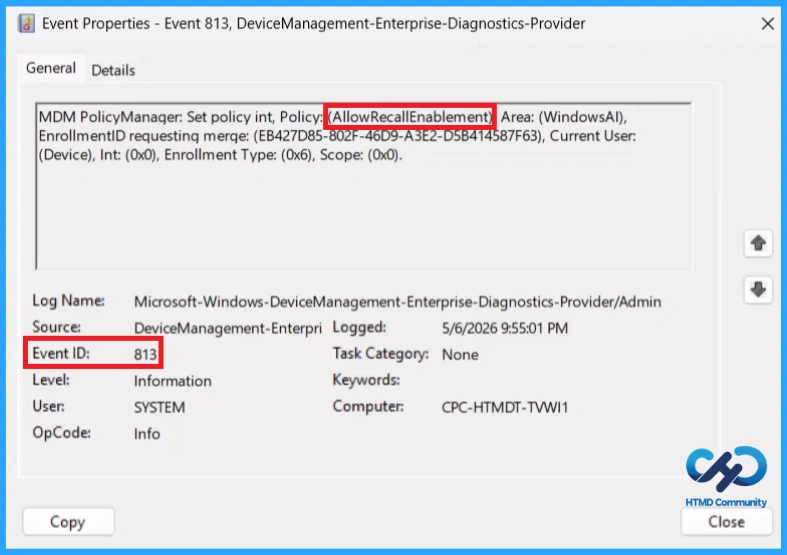 Manage Windows Recall Availability for End Users on Managed Devices using Intune - Fig.11