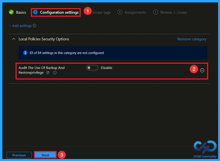 Enable Advanced Audit Policy Settings in Windows using Intune 7 Enable Advanced Audit Policy Settings in Windows using Intune - Fig.5