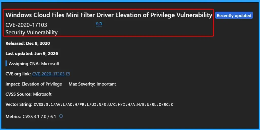 Microsoft Fixes 200+ Vulnerabilities in June 2026 Patch Including YellowKey and Defender Issues 6 Microsoft Fixes 200+ Vulnerabilities in June 2026 Patch Including YellowKey and Defender Issues - Fig.5