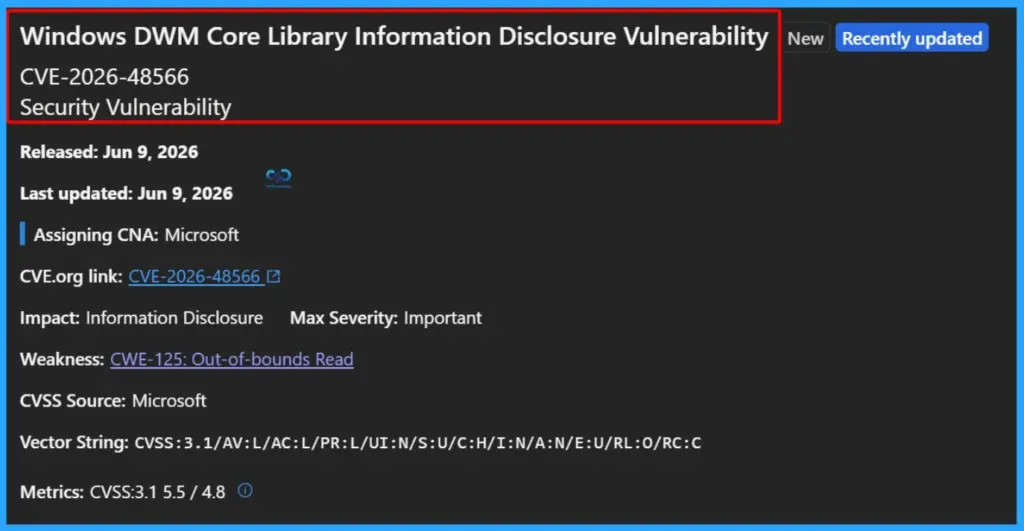 Microsoft Fixes 200+ Vulnerabilities in June 2026 Patch Including YellowKey and Defender Issues 10 Microsoft Fixes 200+ Vulnerabilities in June 2026 Patch Including YellowKey and Defender Issues - Fig.9