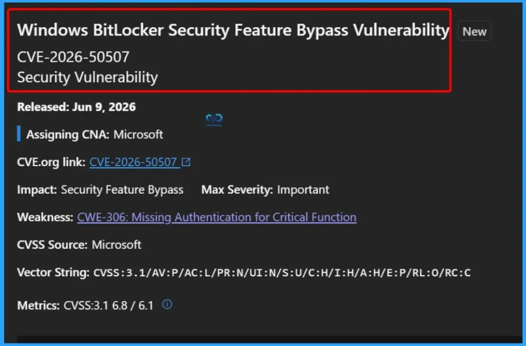 Microsoft Fixes 200+ Vulnerabilities in June 2026 Patch Including YellowKey and Defender Issues 12 Microsoft Fixes 200+ Vulnerabilities in June 2026 Patch Including YellowKey and Defender Issues - Fig.11