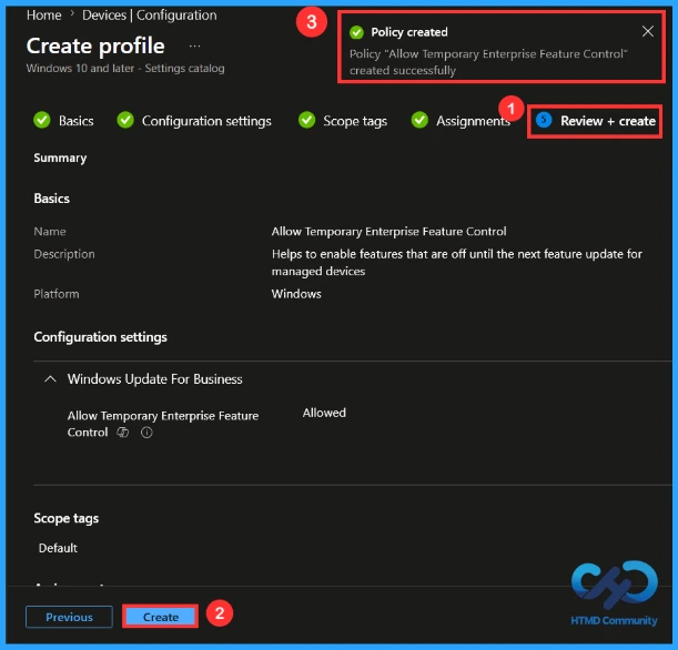 How to Enable Upcoming Windows Features Early using Intune 10 How to Enable Upcoming Windows Features Early using Intune - Fig.9