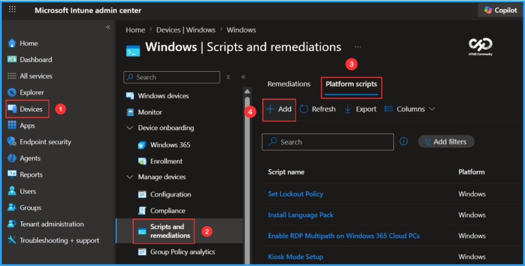 Best Way to Uninstall 3rd-Party Dev Tools from Windows 11 Dev Cloud PC using Intune. Fig. 1