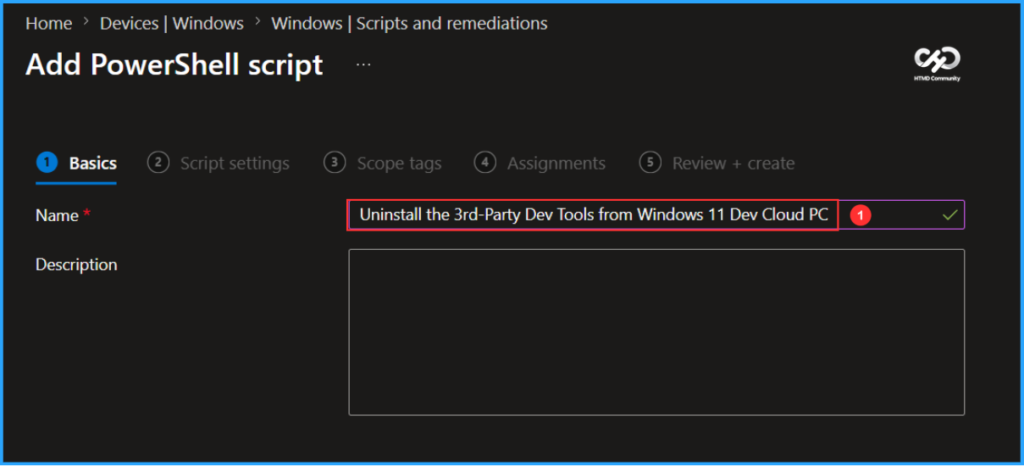 Best Way to Uninstall 3rd-Party Dev Tools from Windows 11 Dev Cloud PC using Intune. Fig. 2