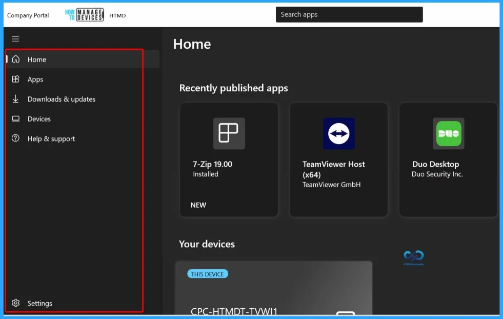 Bulk Install Windows Apps in Intune Company Portal - Fig.2