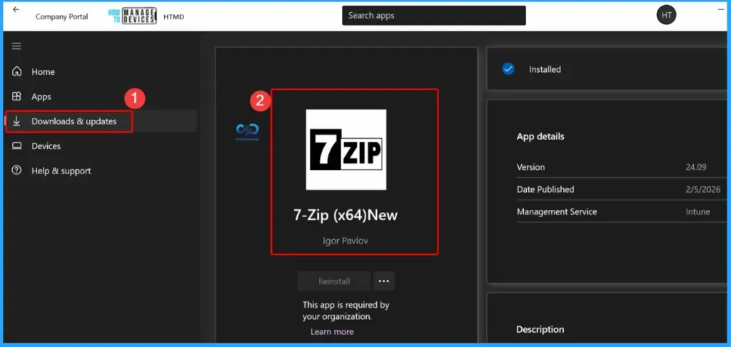 Bulk Install Windows Apps in Intune Company Portal - Fig.3