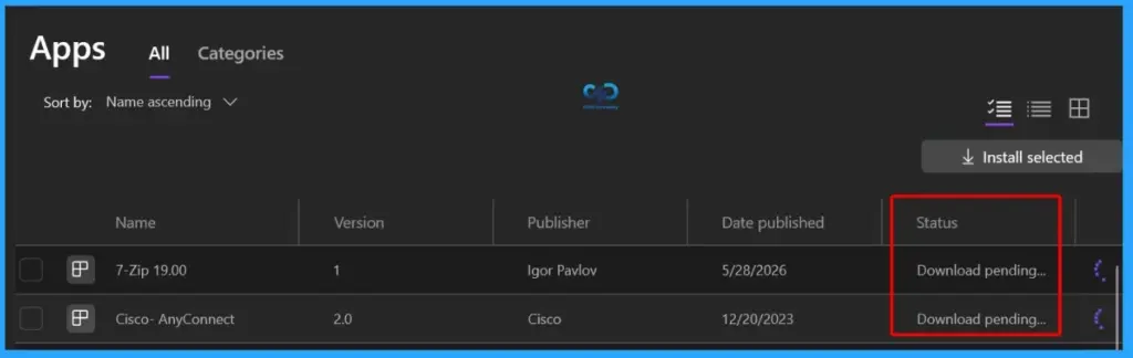 Bulk Install Windows Apps in Intune Company Portal - Fig.9