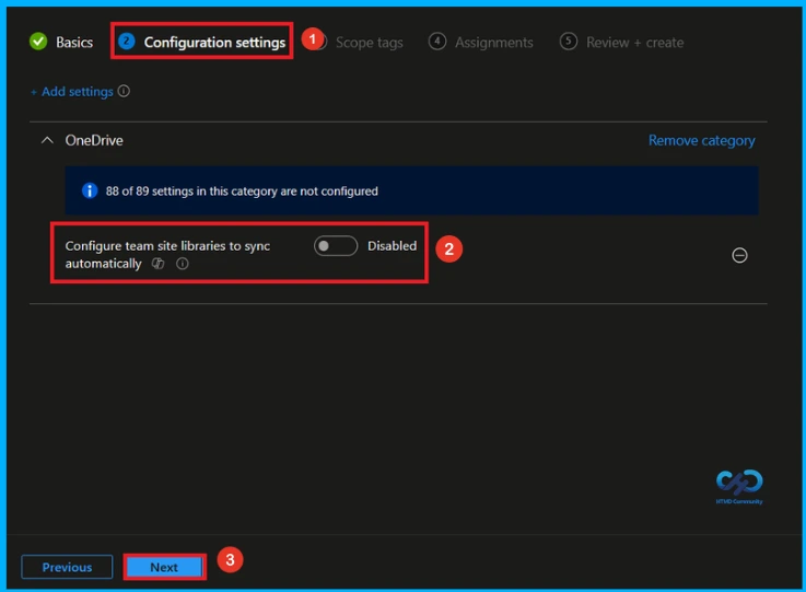 Configure Automatic SharePoint Library Sync using Microsoft Intune - Fig.5