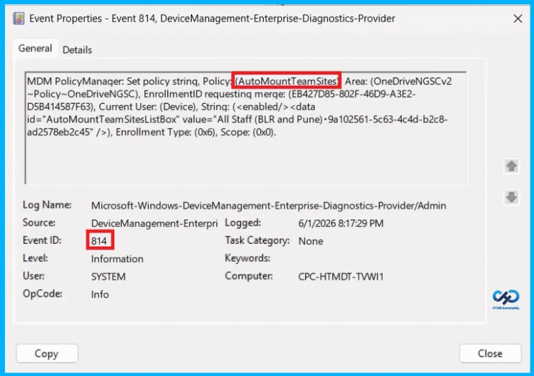 Configure Automatic SharePoint Library Sync using Microsoft Intune - Fig.11