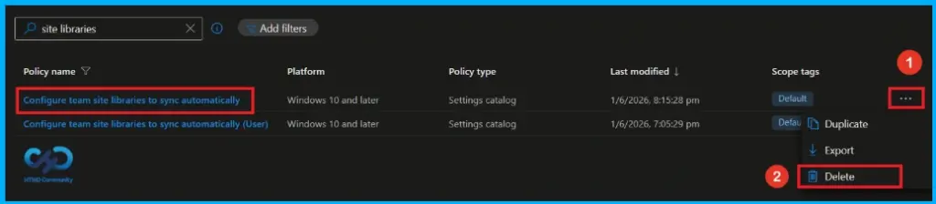 Configure Automatic SharePoint Library Sync using Microsoft Intune - Fig.13