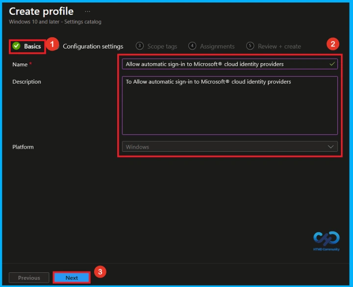 Manage Microsoft Cloud Authentication Settings for Google Chrome using Intune 4 Manage Microsoft Cloud Authentication Settings for Google Chrome using Intune- Fig.3