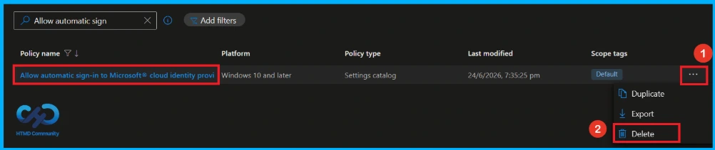 Manage Microsoft Cloud Authentication Settings for Google Chrome using Intune 14 Manage Microsoft Cloud Authentication Settings for Google Chrome using Intune- Fig.13