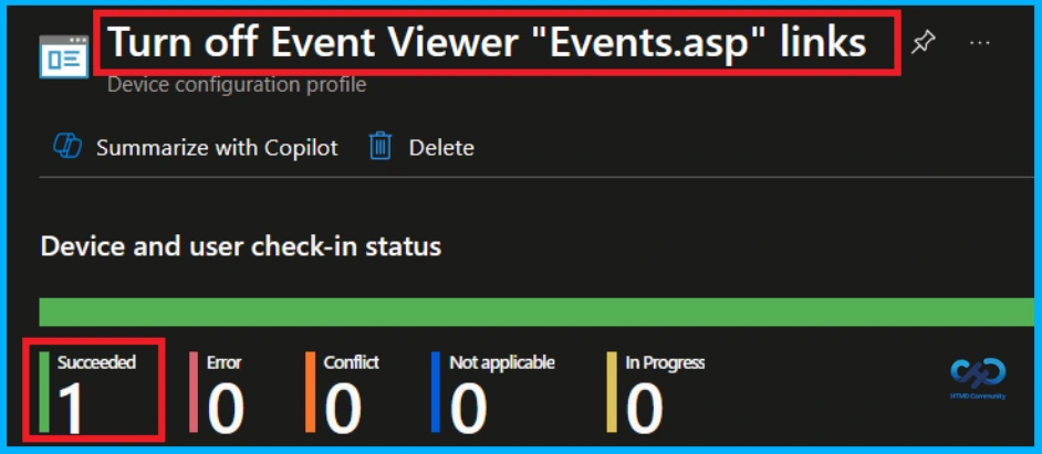 Configure Event Viewer Hyperlink Restrictions using Intune 11 Configure Event Viewer Hyperlink Restrictions using Intune - Fig.10