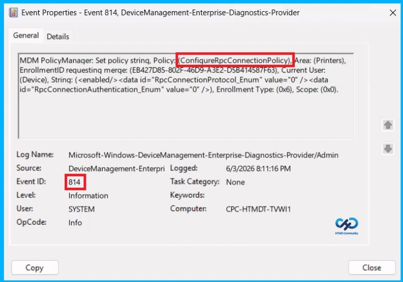 Configuring Remote Print Spooler RPC Connection Settings in Microsoft Intune - Fig.11