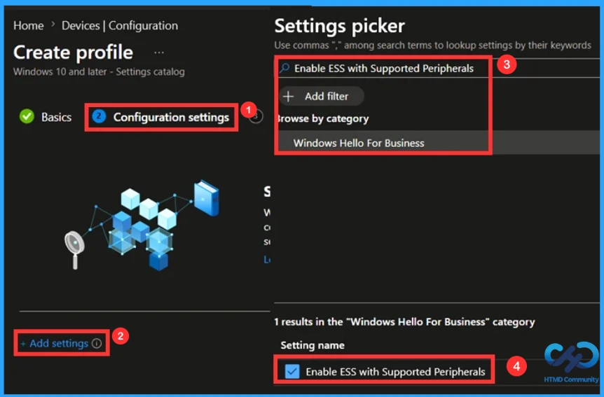 Configure Windows Enhanced Sign-in Security ESS Policy in Microsoft Intune to Protect Windows Hello - Fig.4