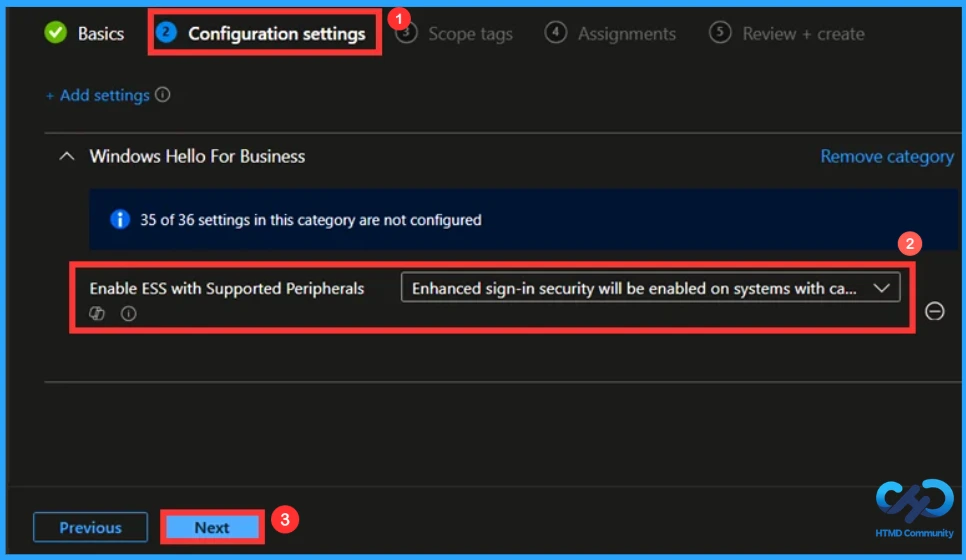 Configure Windows Enhanced Sign-in Security ESS Policy in Microsoft Intune to Protect Windows Hello - Fig.5