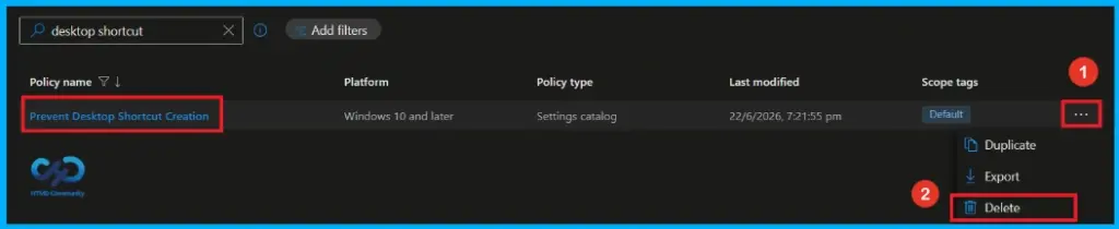 Keep User Desktops Clean by Blocking Windows Media Player Shortcuts using Intune 15 Keep User Desktops Clean by Blocking Windows Media Player Shortcuts using Intune - Fig.14
