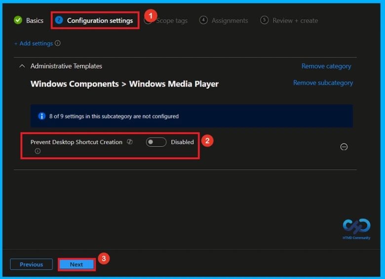 Keep User Desktops Clean by Blocking Windows Media Player Shortcuts using Intune 6 Keep User Desktops Clean by Blocking Windows Media Player Shortcuts using Intune - Fig.5