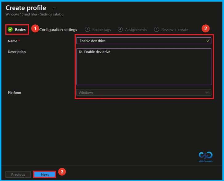 How to Configure Developer Volumes in Windows using Microsoft Intune 4 How to Configure Developer Volumes in Windows using Microsoft Intune - Fig.4