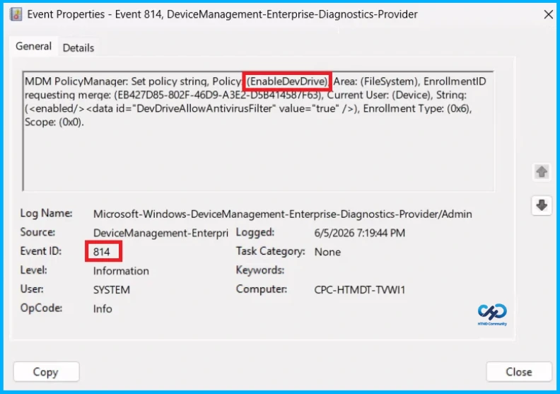 How to Configure Developer Volumes in Windows using Microsoft Intune 12 How to Configure Developer Volumes in Windows using Microsoft Intune - Fig.11