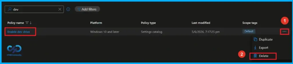 How to Configure Developer Volumes in Windows using Microsoft Intune 15 How to Configure Developer Volumes in Windows using Microsoft Intune - Fig.14
