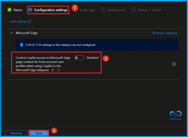 Configure Copilot Page Context Access in Microsoft Edge using Intune for Secure AI Assistance - Fig.5