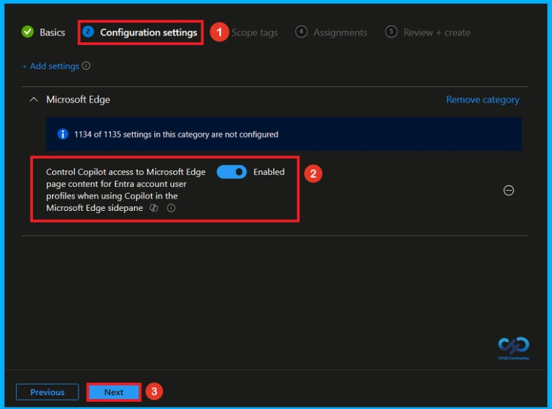 Configure Copilot Page Context Access in Microsoft Edge using Intune for Secure AI Assistance - Fig.6