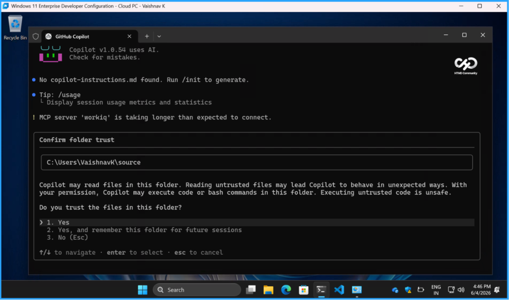 How to Create Windows 11 Enterprise Developer Configuration Windows 365 Cloud PC using Intune. Fig. 9