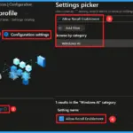 How to Enable or Disable Windows Recall on Devices using Intune